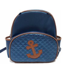 Mochila Grande Azul no Rio Pequeno