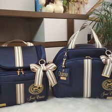 Kit Bolsa Bebê Sofisticado e Mochila Maternidade 2 em 1 Luxo
