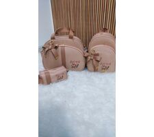 Conjunto de Bolsas para Menina Rosé